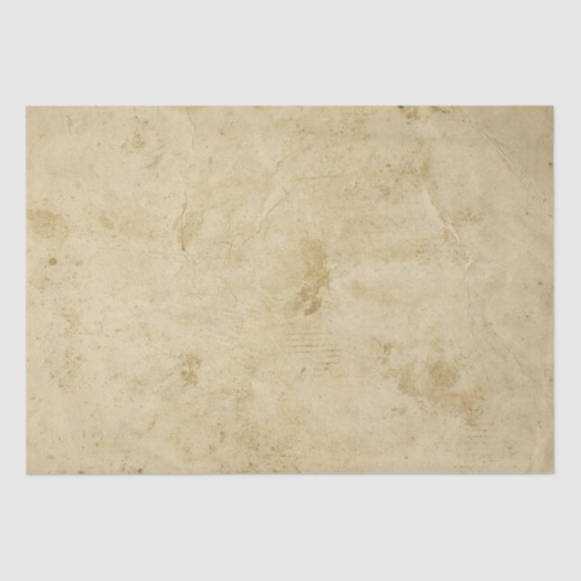 Papel De Seda Parchment Blank Stainge Beige Antique Retro (Anverso)