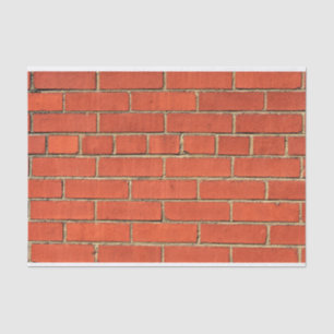 Papel De Seda Pared clásica de ladrillo rojo