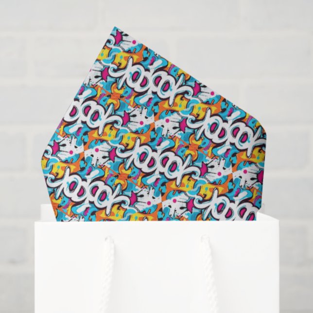 Papel De Seda Pared de Grafitis (Bolsa de regalo)