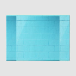 Papel De Seda Pared de ladrillo azul
