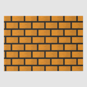 Papel De Seda Pared de ladrillo de 8 bits