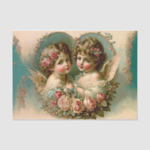 Papel De Seda Pareja de cúpidos