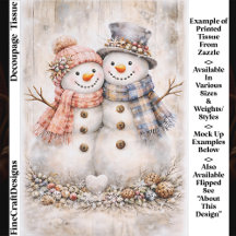 Pareja de muñecos de nieve encantadores con estilo
