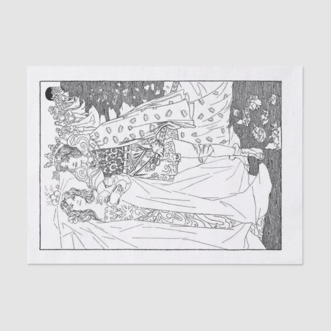 Papel De Seda Pareja real (Anverso)