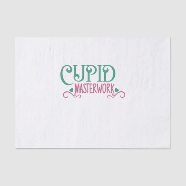 Papel De Seda Pareja Regalo Cupido Masterwork (Anverso)