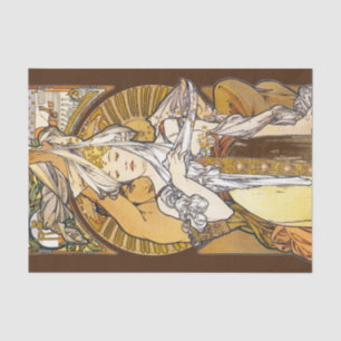 Papel De Seda París 1900, Alphonse Mucha