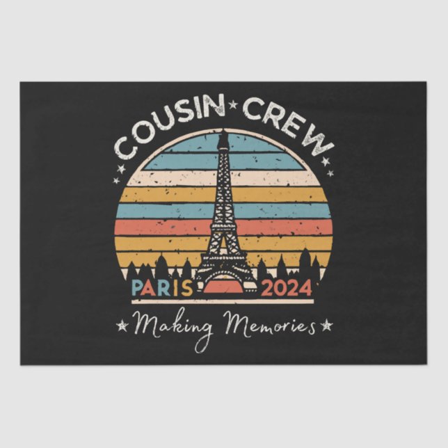 Papel De Seda París Francia Creando Recuerdos 2024 (Anverso)