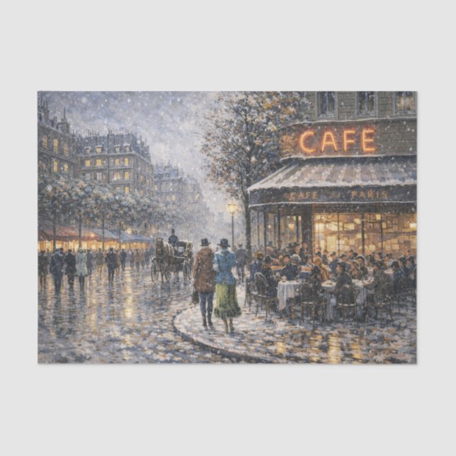 Papel De Seda Parisian Café (Anverso)