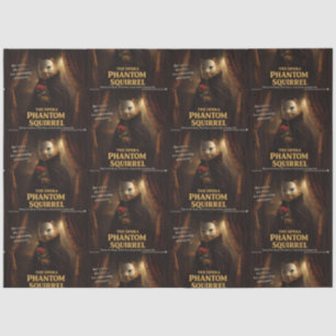 Papel De Seda Parodia de la Ópera del Fantasma de la Ardilla