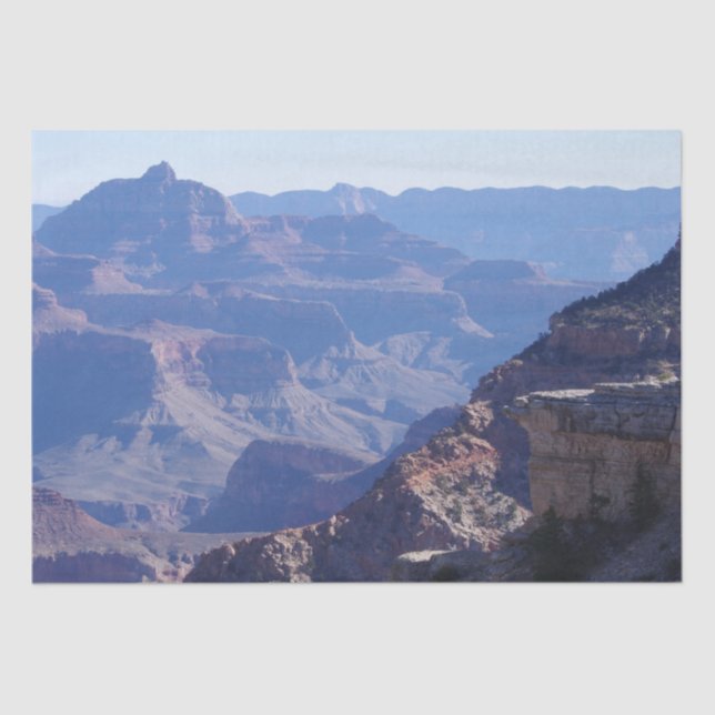Papel De Seda Parque Nacional del Gran Cañón, borde sur         (Anverso)