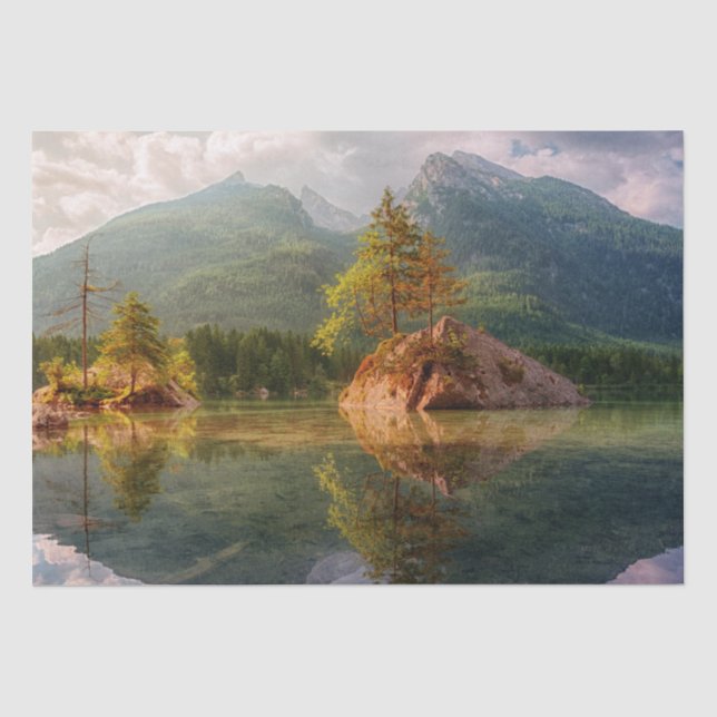 Papel De Seda Parque nacional Escenario Berchtesgaden (Anverso)