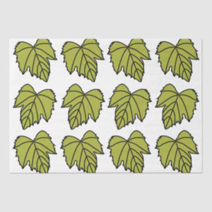 Papel De Seda Parra Verde Hojas Vides