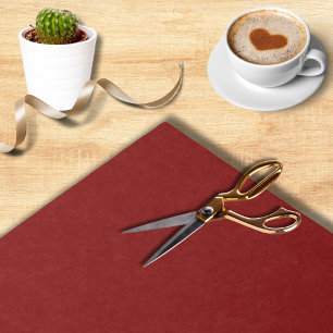 Papel De Seda Partido de Cumpleaños de Color Llanura Roja Oscura