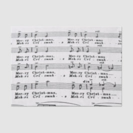 Papel De Seda Partitura de la canción del navidad