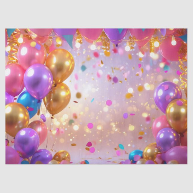 Papel De Seda Party Balloon Bliss (Anverso)