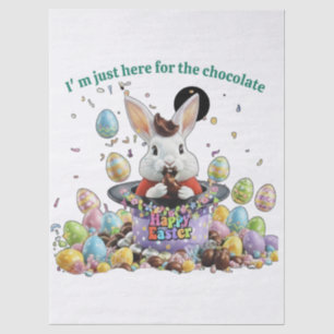 Papel De Seda Pascua Amante del Chocolate