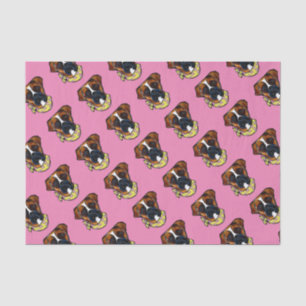 Papel De Seda Pascua de perro de Boxer