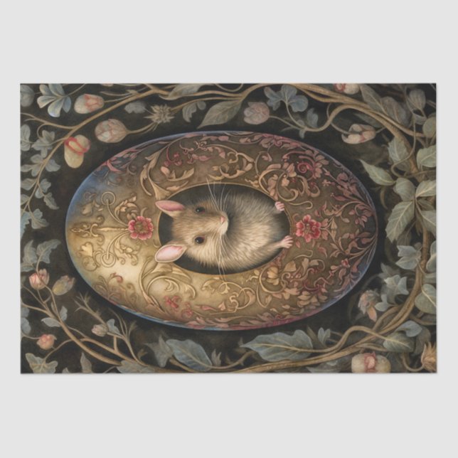 Papel De Seda Pascua del ratón (Anverso)