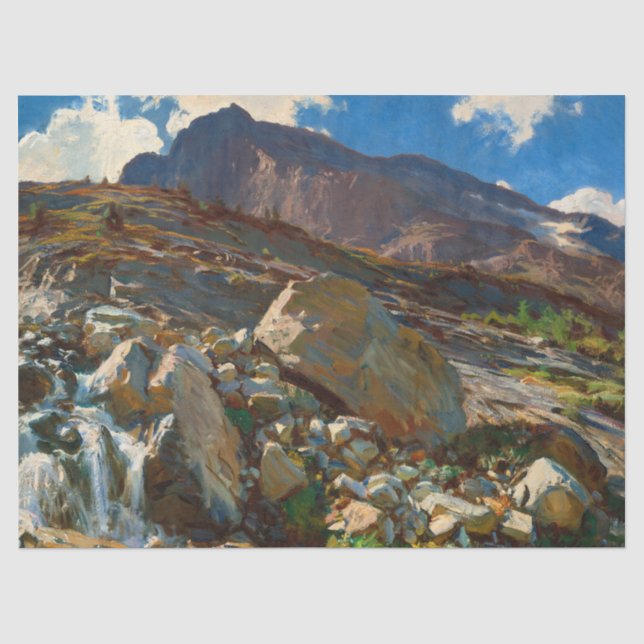 Papel De Seda Paso de Sencillez por John Singer Sargent (Anverso)
