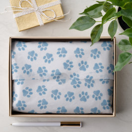 Papel De Seda Pasta de perro, garras de perro, patas azules