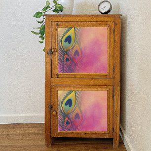 Papel De Seda Pastel Boho Peacock Feathers Decoupage