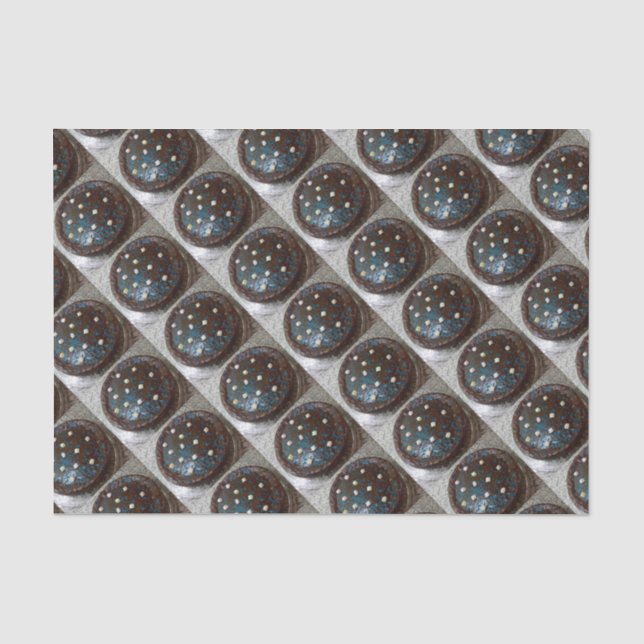 Papel De Seda Pastel de chocolate (Anverso)