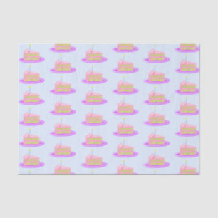 Papel De Seda Pastel de cumpleaños