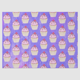 Papel De Seda Pastel dulce con frambuesa encima