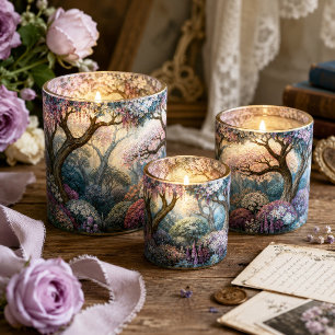 Papel De Seda Pastel Floral Ensoñador Bosque Soñado Decoupage