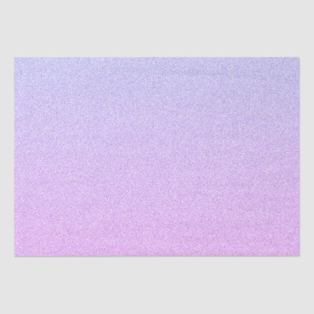 Papel De Seda Pastel Ombre Purpurina (Anverso)
