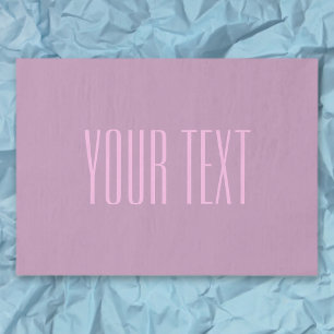 Papel De Seda Pastel Púrpura y Rosa Claro Texto Editable Moder