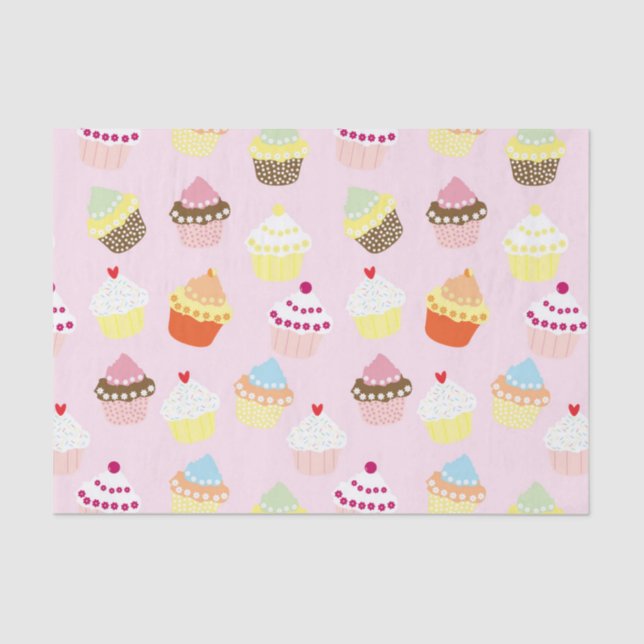 Papel De Seda Pasteles rosas (Anverso)