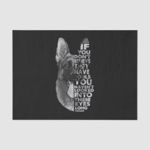 Papel De Seda Pastor alemán que no crees que tienen almas