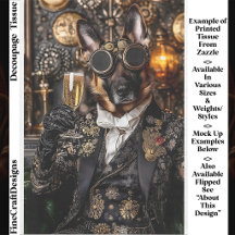 Pastor Alemán Steampunk, Alsaciano BT5 Decoupage