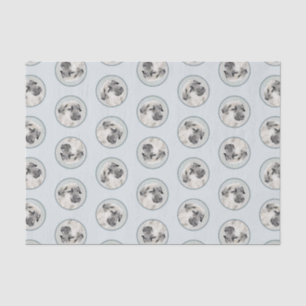 Papel De Seda Pastor Anatoliano Fawn Pintura Original De Perro