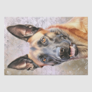 Papel De Seda Pastor belga Malinois Dog
