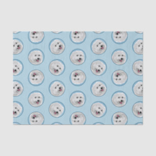 Papel De Seda Pastor polaco de Lowland Pintando arte original de