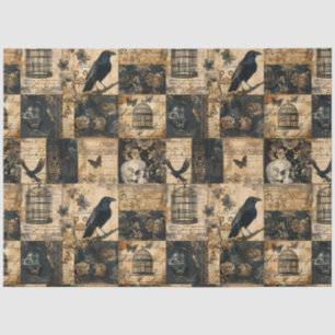 Papel De Seda Patchwork de Victoria para Halloween