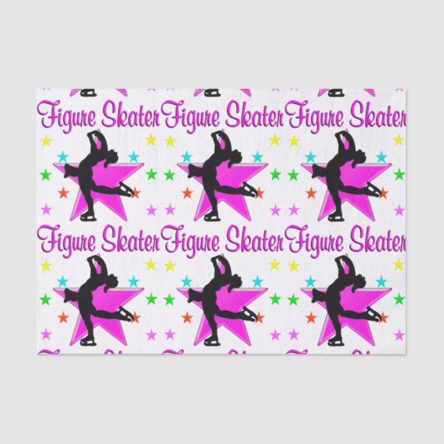 Papel De Seda PATINADOR DE FIGURA DE bonito (Anverso)
