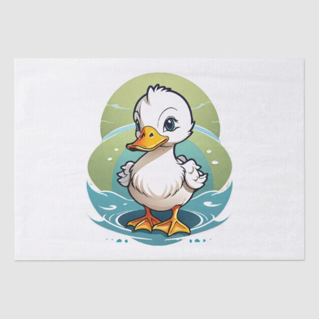 Papel De Seda pato-blanco (Anverso)