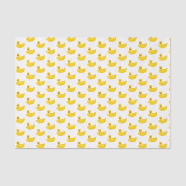 Papel De Seda Pato de goma amarillo (Anverso)