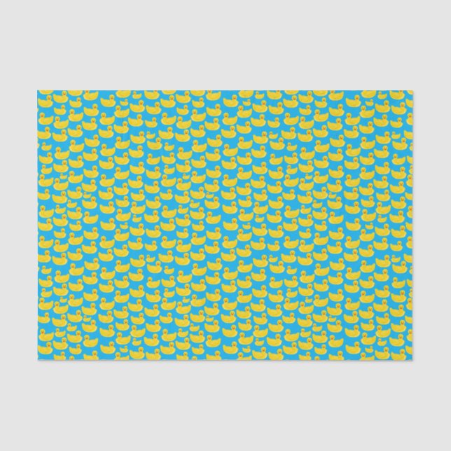 Papel De Seda Pato de goma amarillo (Anverso)