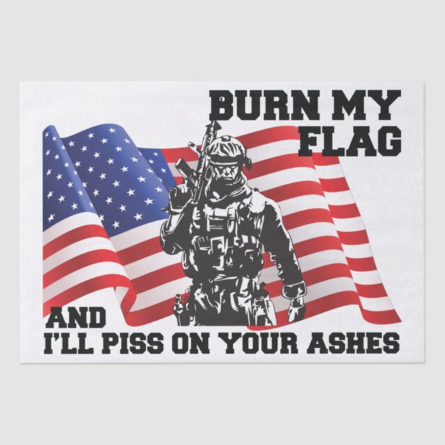 Papel De Seda Patriota americano (Anverso)