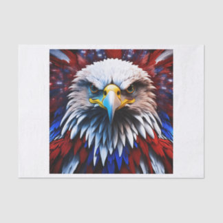 Papel De Seda Patriótico Fractal Eagles Tee