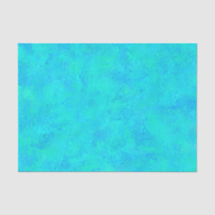 Papel De Seda Patrón abstracto azul turquesa