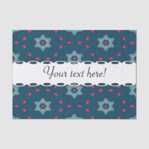 Papel De Seda Patrón abstracto de estrellas