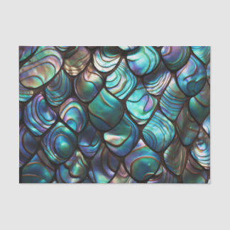 Papel De Seda Patrón abstracto de shell de Abalone