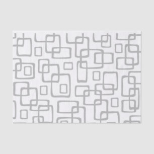 Papel De Seda Patrón abstracto moderno del siglo medio retro