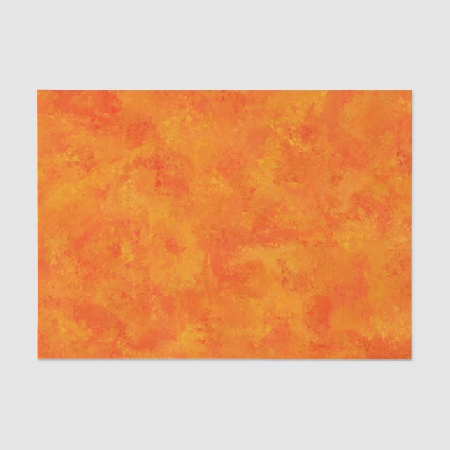 Papel De Seda Patrón abstracto naranja (Anverso)