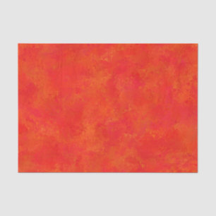 Papel De Seda Patrón abstracto naranja rojo